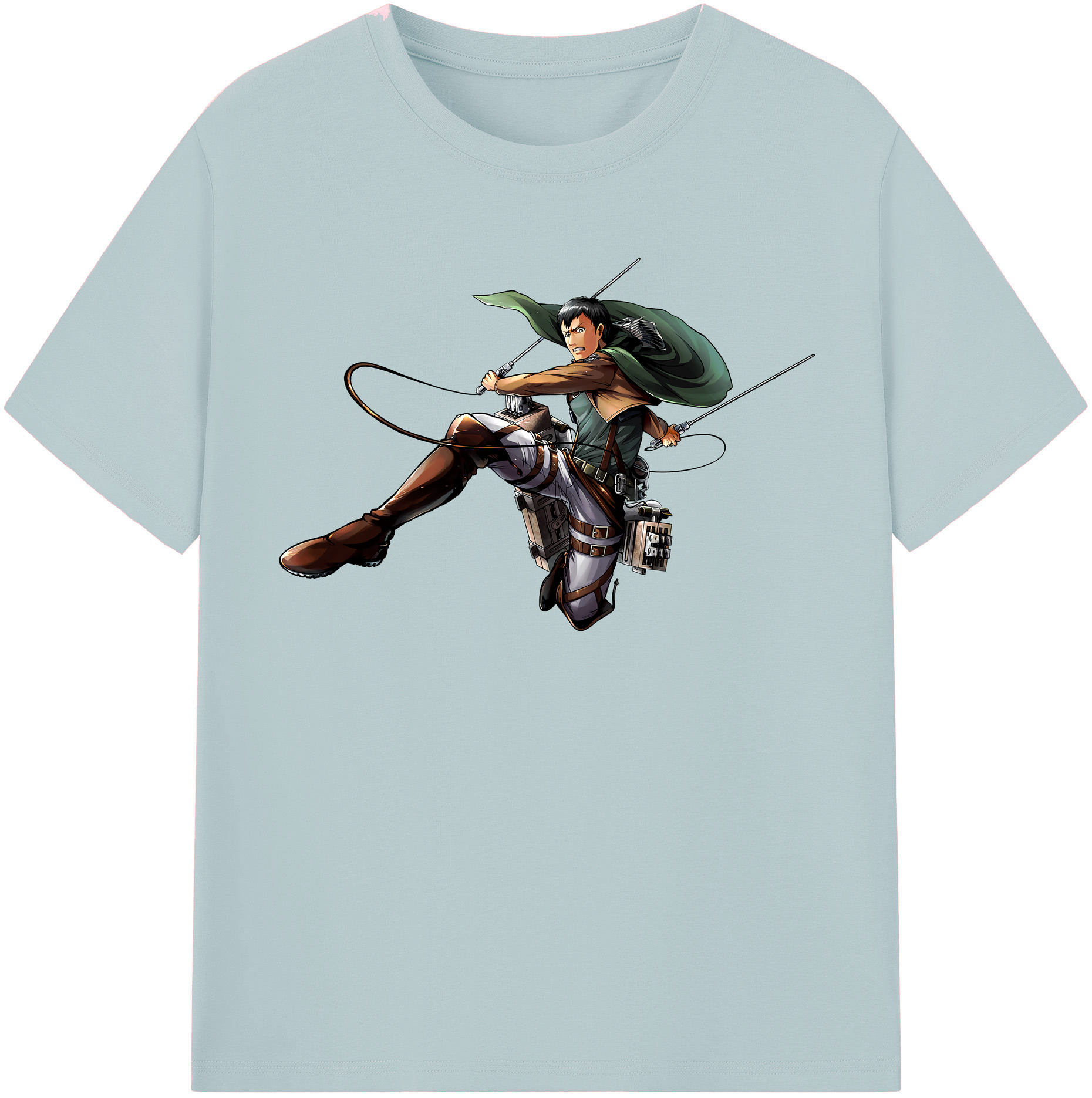 （画像用） 進撃の巨人 ベルトルト・フーバー Attack on Titan Bertholdt Hoover 綿100％半袖Tシャツ（フロントプリント）